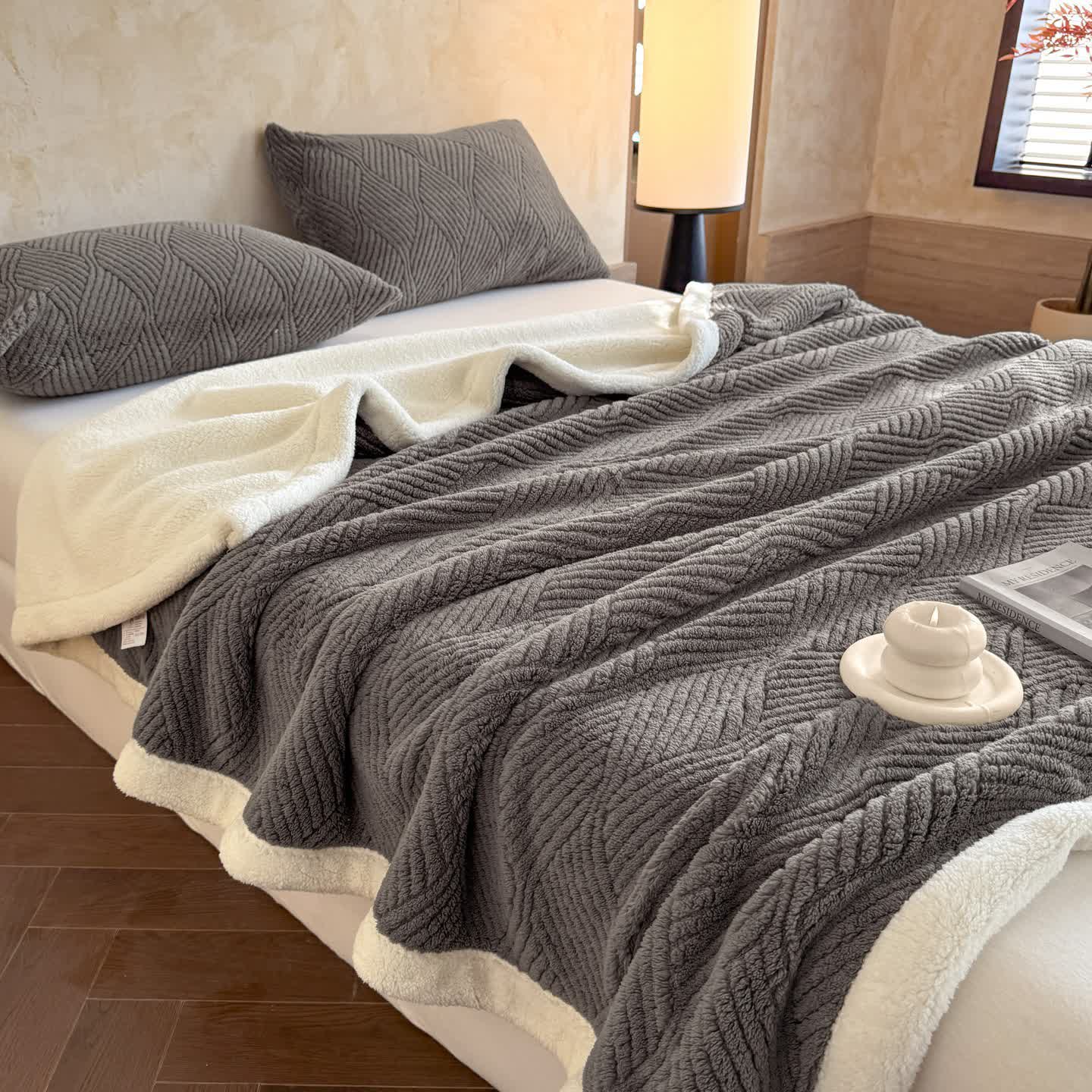 Weighted Blanket Reversible Bed | Large Throw