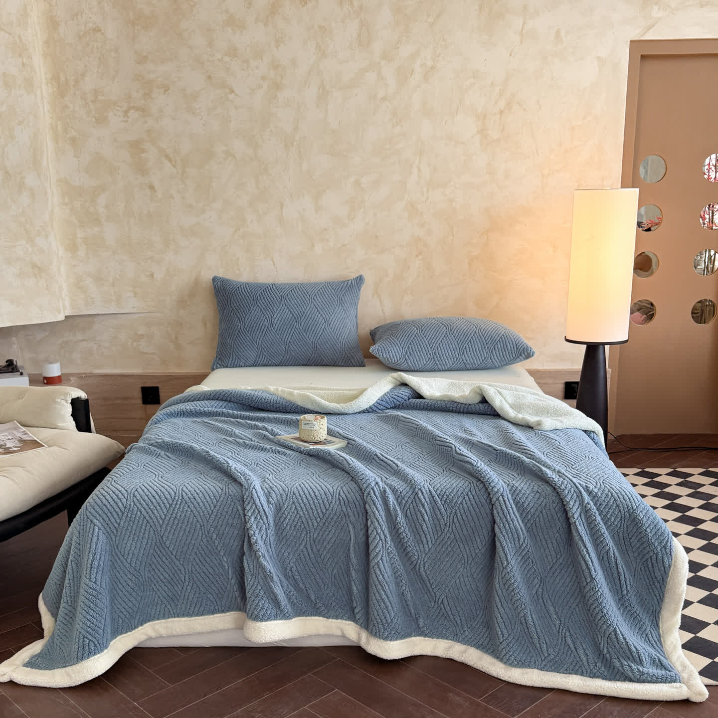 Weighted Blanket Reversible Bed | Large Throw