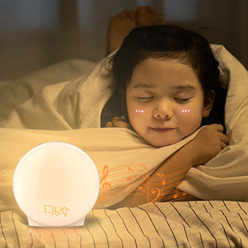 Alarm Clock with Sunrise Light for Bedroom | Digital
