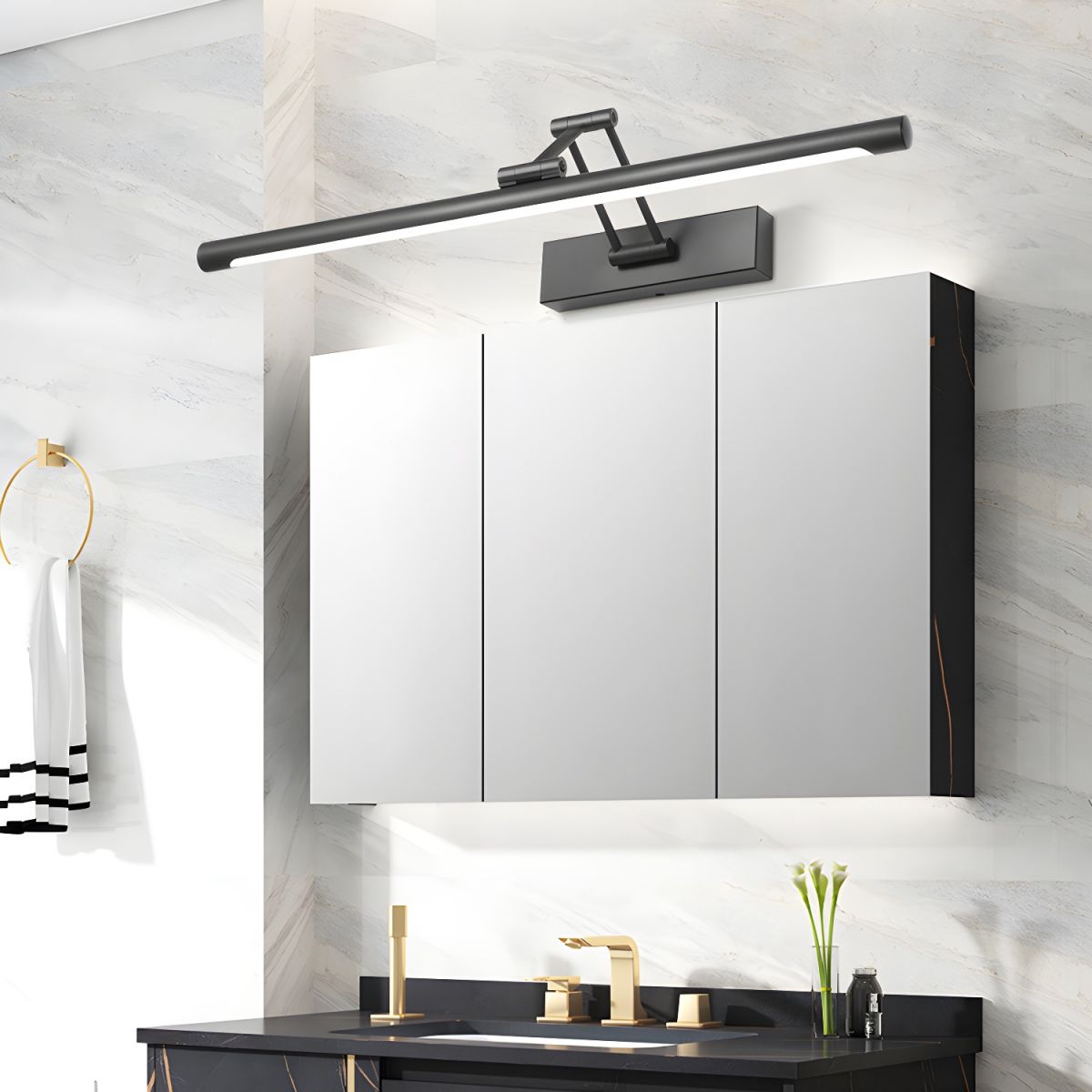 Bathroom Vanity Light with Adjustable Arm | LED