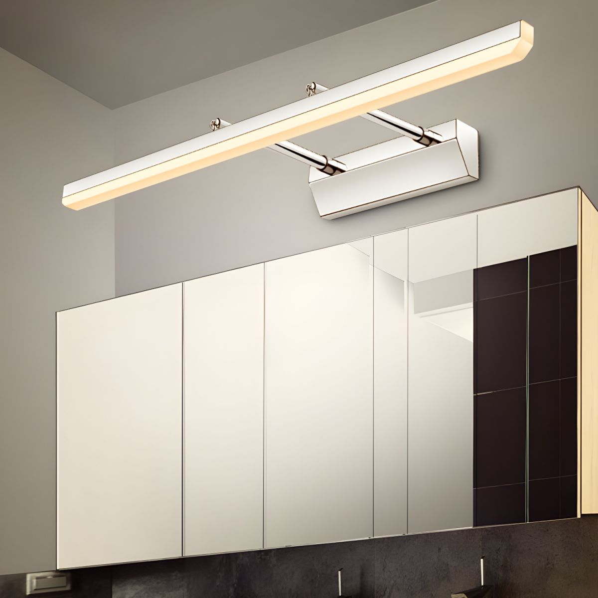 Bathroom Vanity Light with Dual Arm Mount | LED