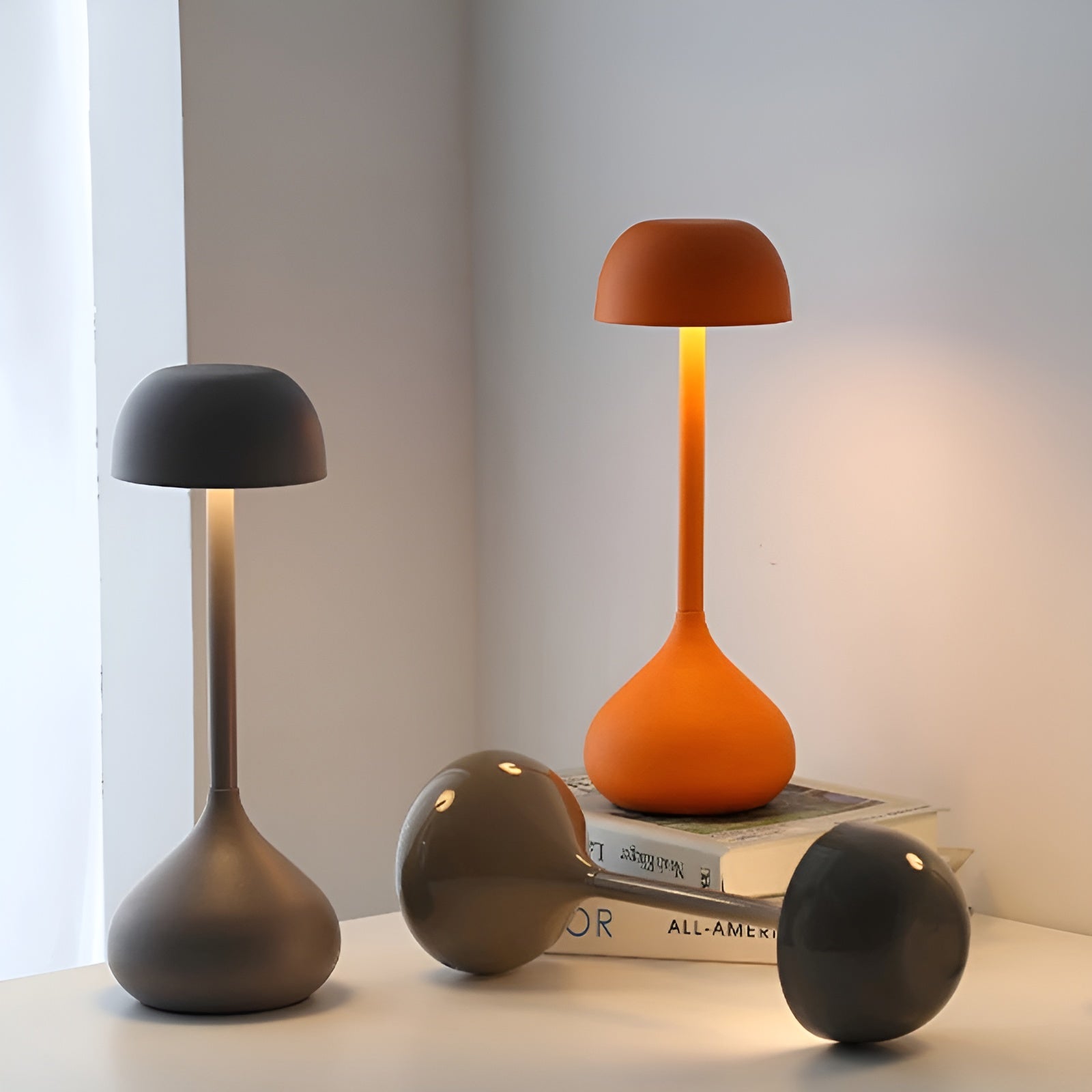 Bedside Lamp Mushroom LED with Touch Control | Dimmable