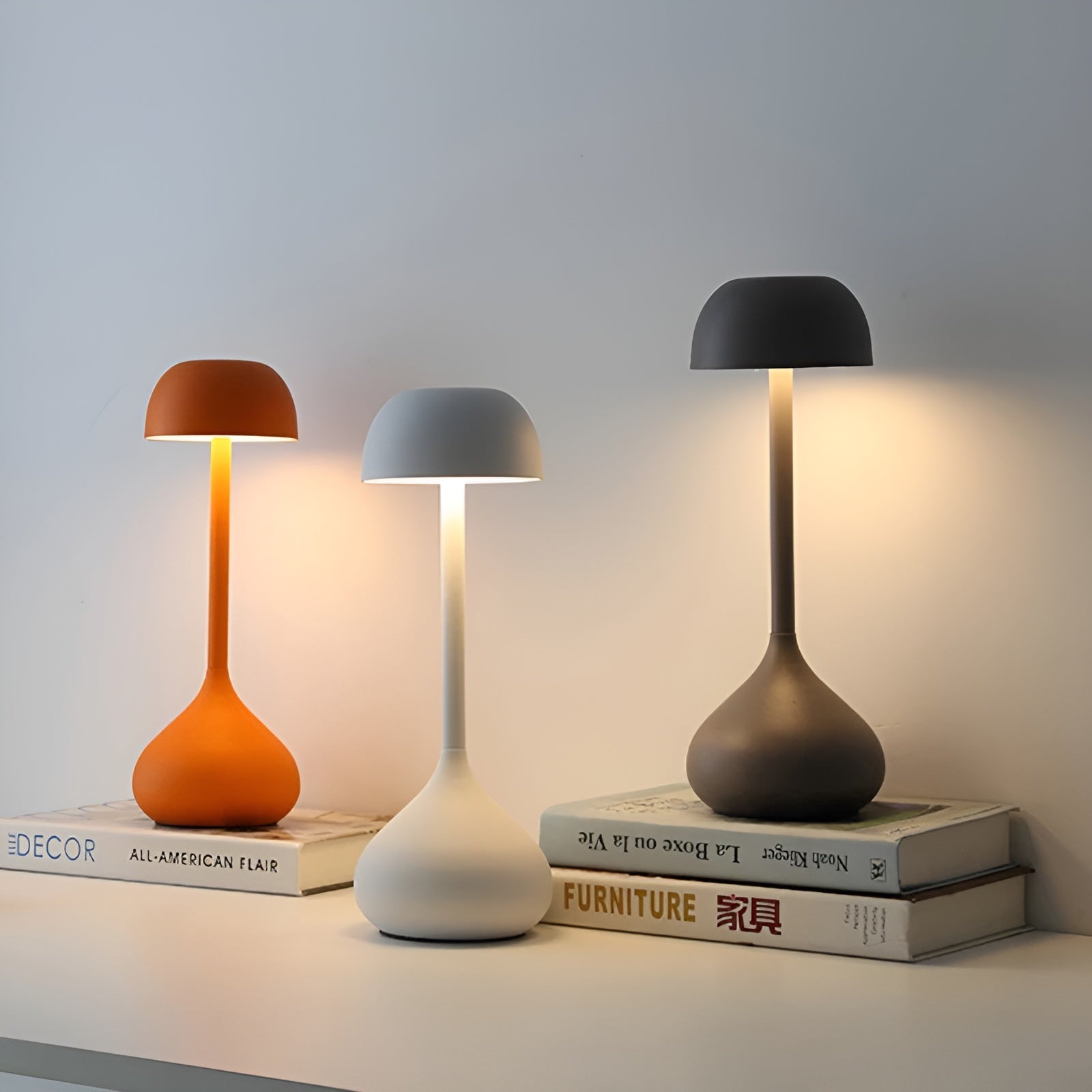 Bedside Lamp Mushroom LED with Touch Control | Dimmable
