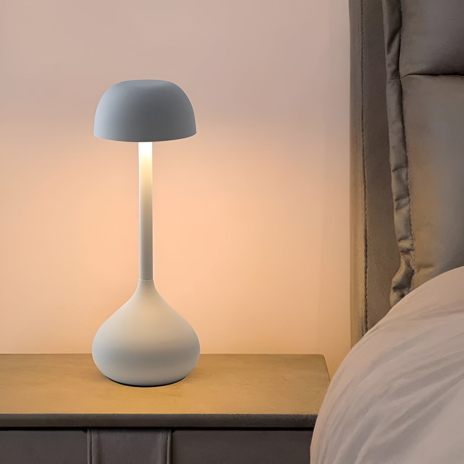 Bedside Lamp Mushroom LED with Touch Control | Dimmable