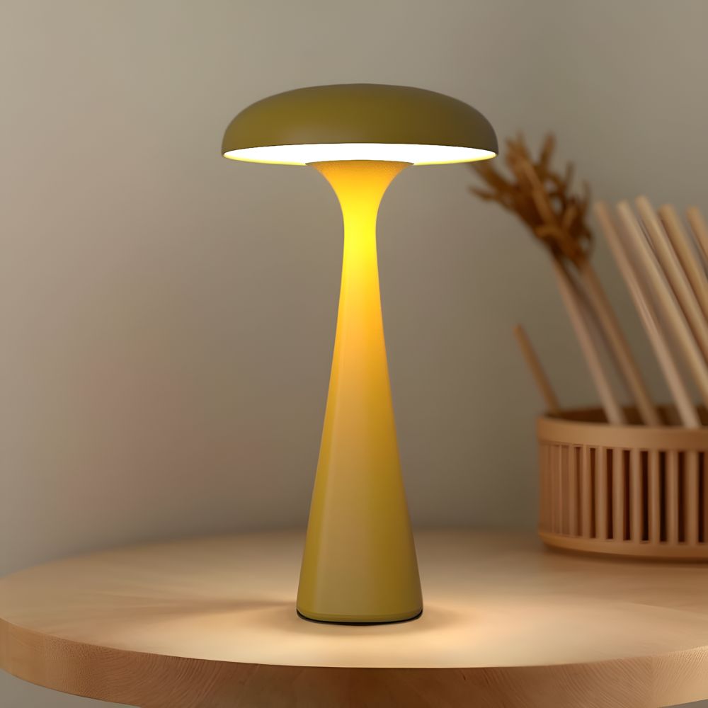 Bedside Lamps Mushroom Cordless Touch for Bedroom | LED