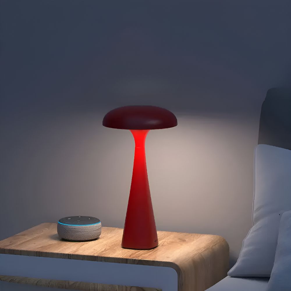 Bedside Lamps Mushroom Cordless Touch for Bedroom | LED