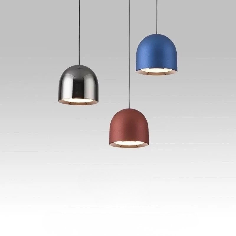 Bedside Pendant Light with Cord & Dome Shade | Downward Glow