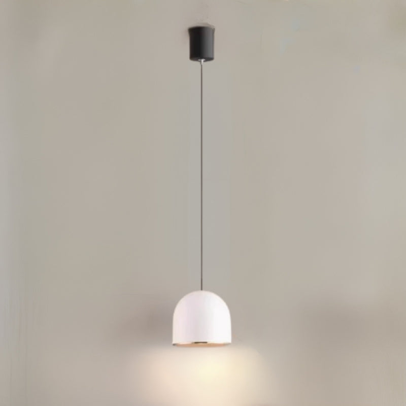 Bedside Pendant Light with Cord & Dome Shade | Downward Glow