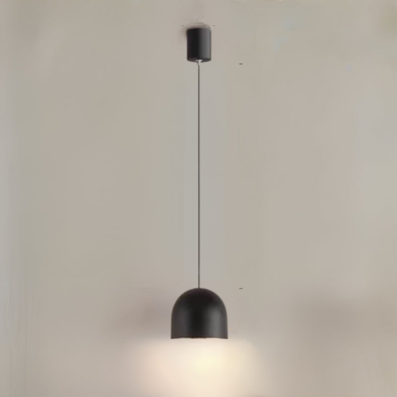 Bedside Pendant Light with Cord & Dome Shade | Downward Glow