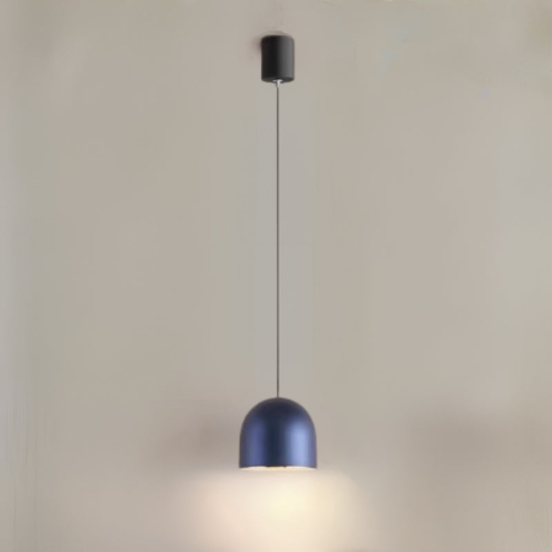 Bedside Pendant Light with Cord & Dome Shade | Downward Glow