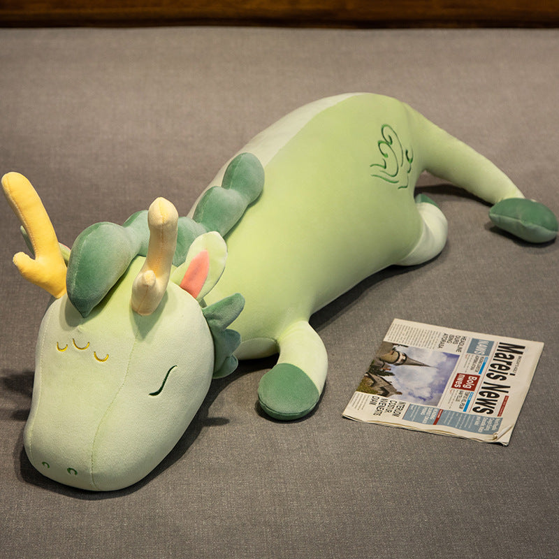 Body Pillow Dragon Plush Stuffed Animal Long | Cuddle Toy