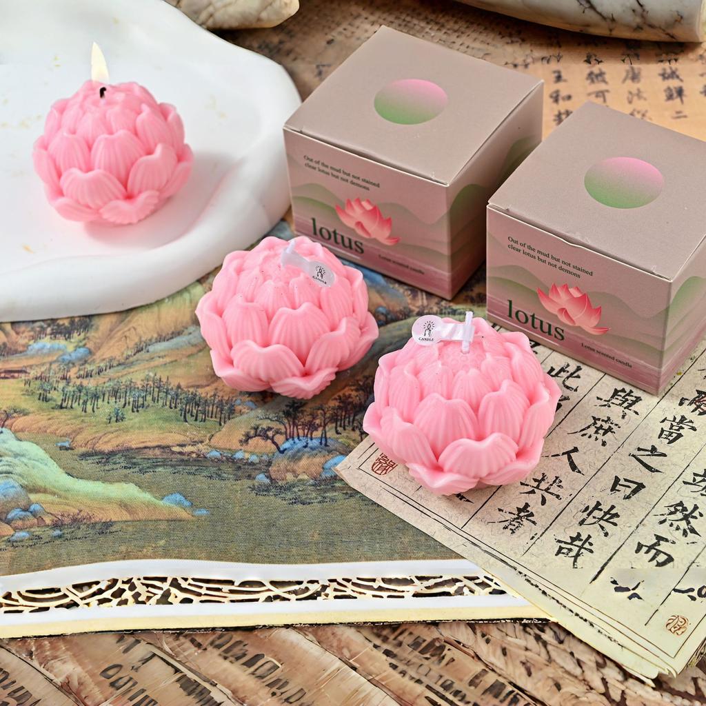 Candles & Home Fragrance Lotus Flower Soy Wax | Decorative