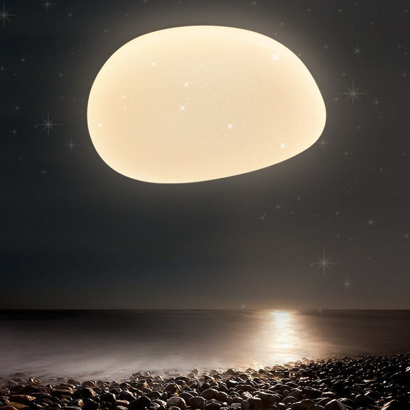 Ceiling Light Pebble Shaped for Bedroom | LED Flush-mount