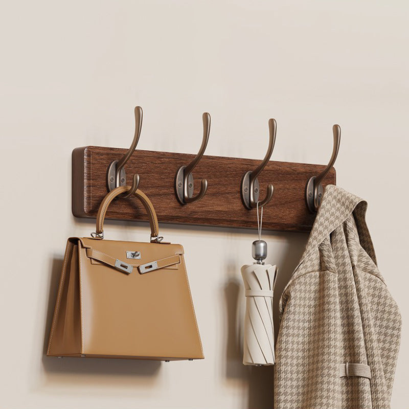 Coat Racks Wood Rail For Entryway | Wall-Mounted