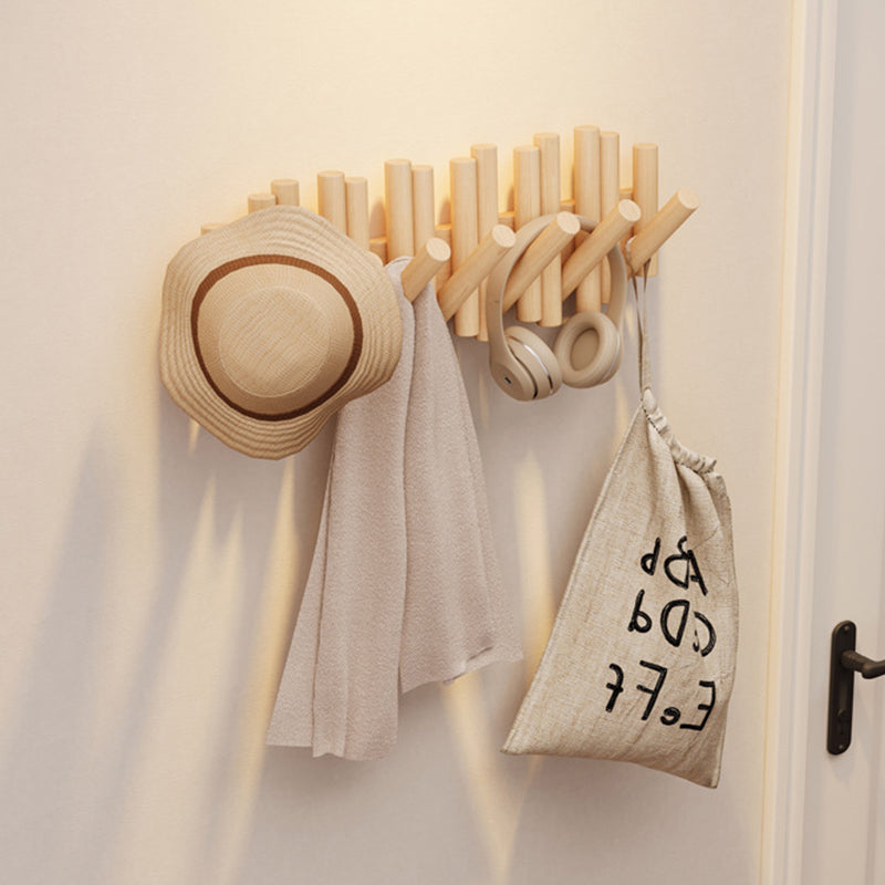 Coat Racks Wooden Wall Mounted | Nordic