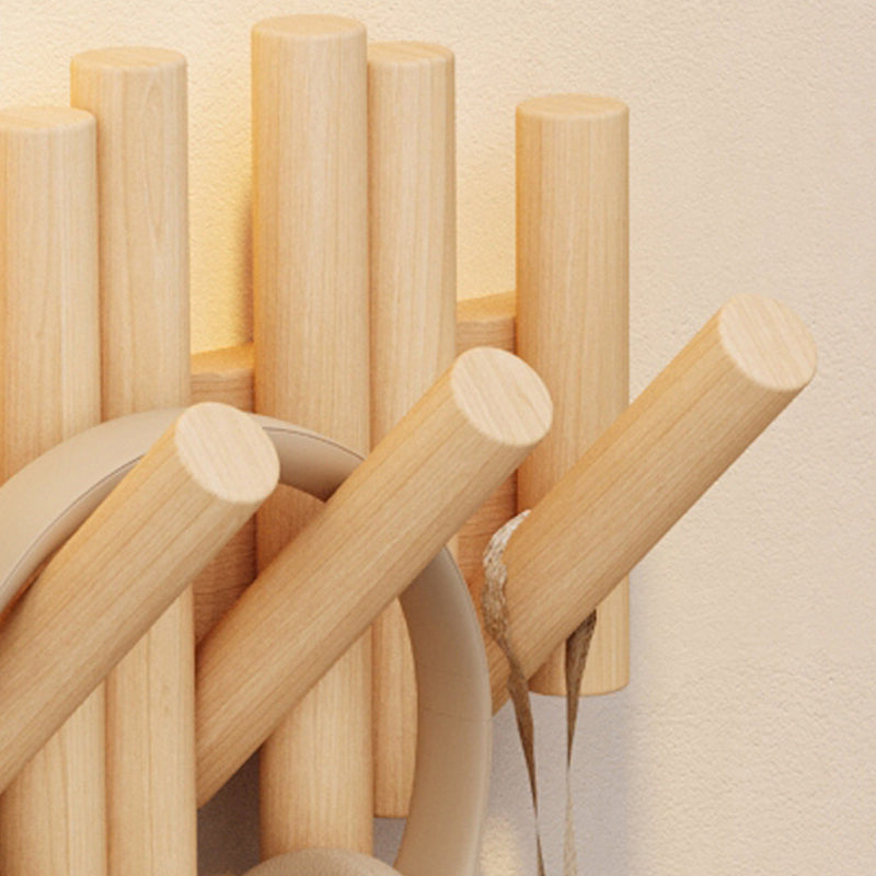 Coat Racks Wooden Wall Mounted | Nordic