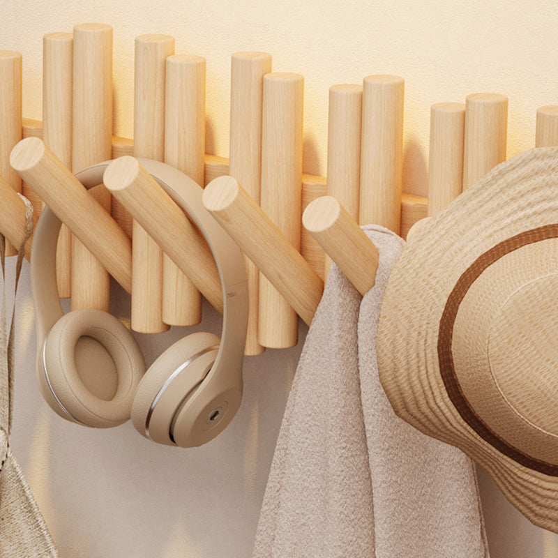 Coat Racks Wooden Wall Mounted | Nordic