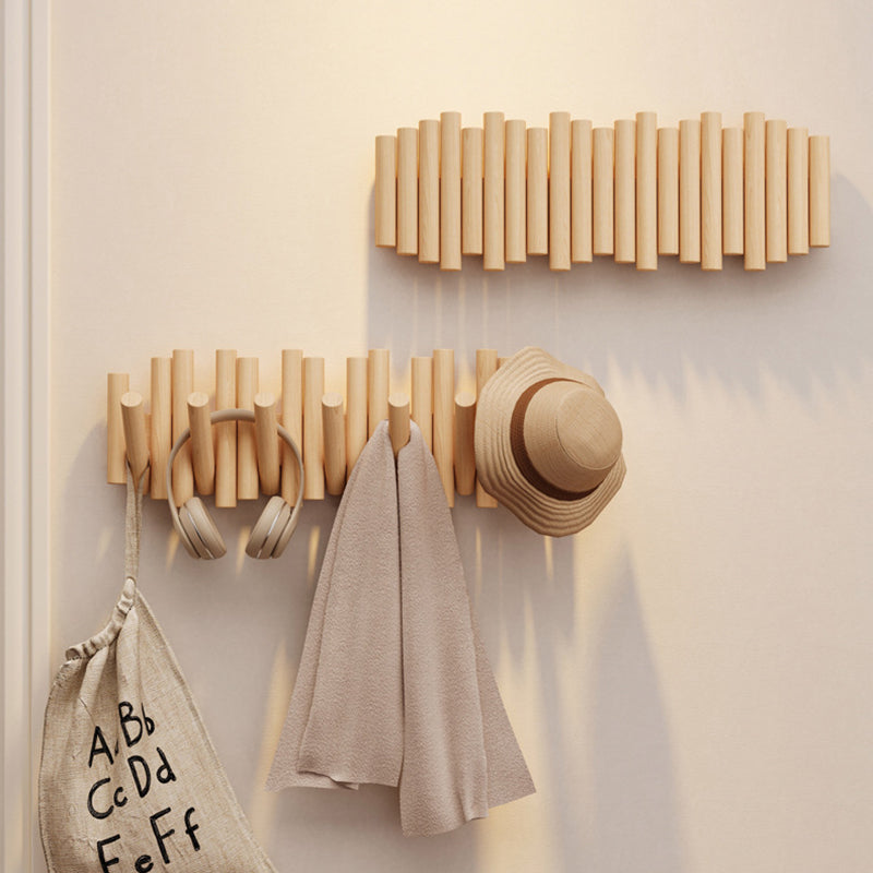 Coat Racks Wooden Wall Mounted | Nordic