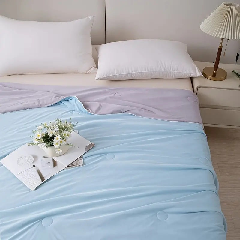 Cooling Blanket Silky for Bed with Tufted Design | Double Side