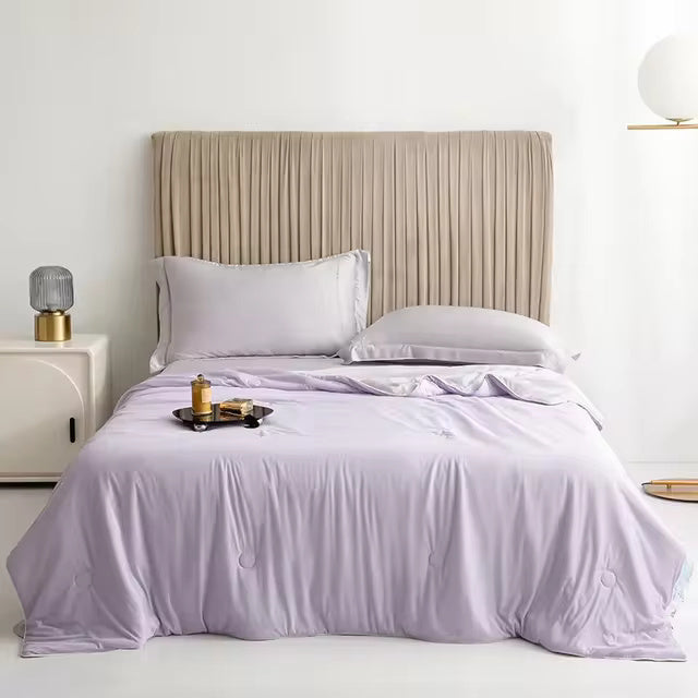 Cooling Blanket Silky for Bed with Tufted Design | Double Side