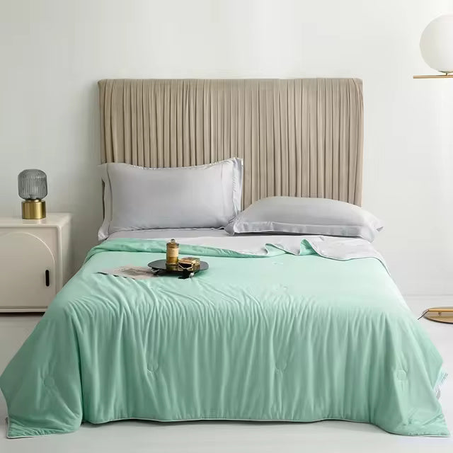 Cooling Blanket Silky for Bed with Tufted Design | Double Side
