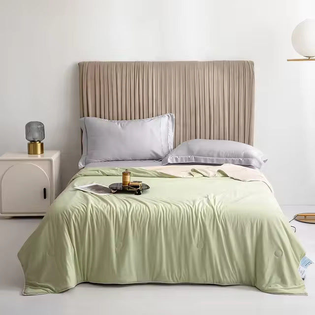 Cooling Blanket Silky for Bed with Tufted Design | Double Side