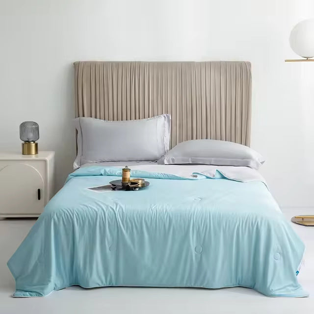 Cooling Blanket Silky for Bed with Tufted Design | Double Side