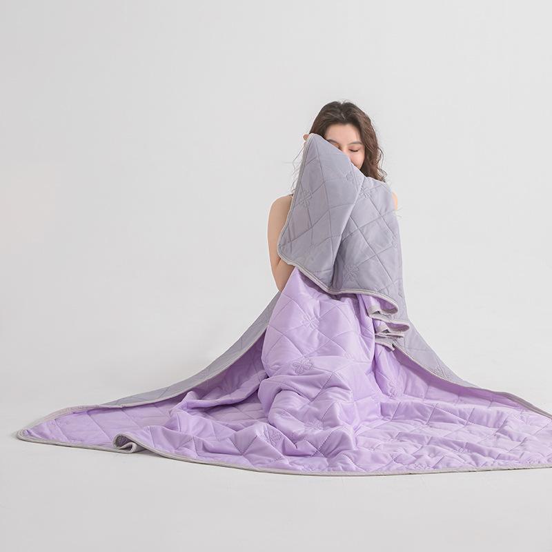 Cooling Blankets with Quilted Design for Bed | Reversible