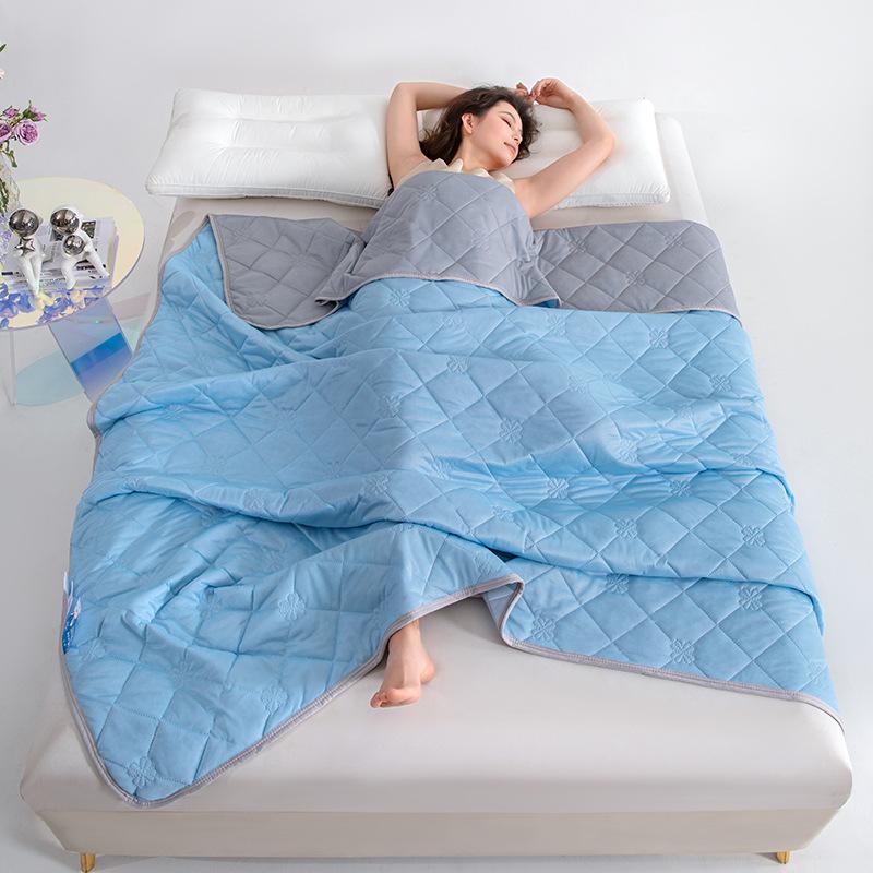 Cooling Blankets with Quilted Design for Bed | Reversible