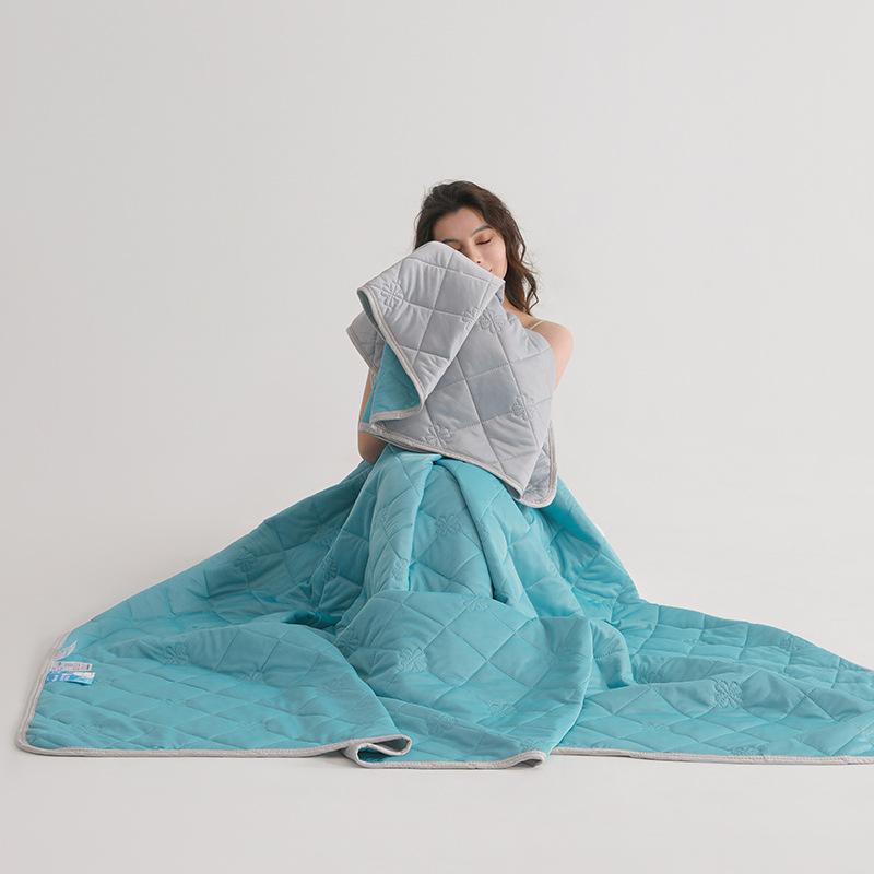 Cooling Blankets with Quilted Design for Bed | Reversible