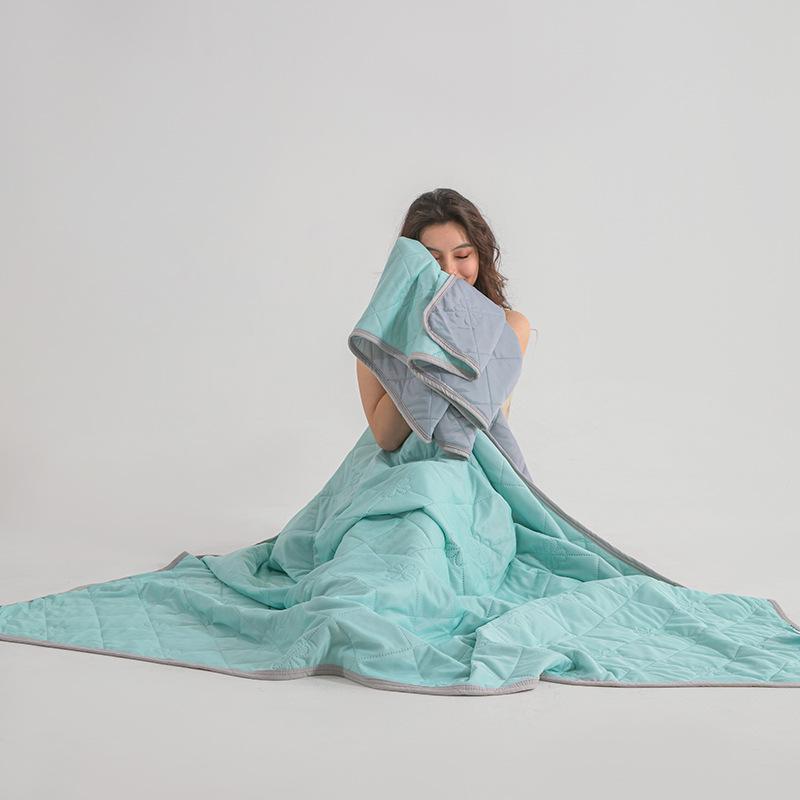 Cooling Blankets with Quilted Design for Bed | Reversible