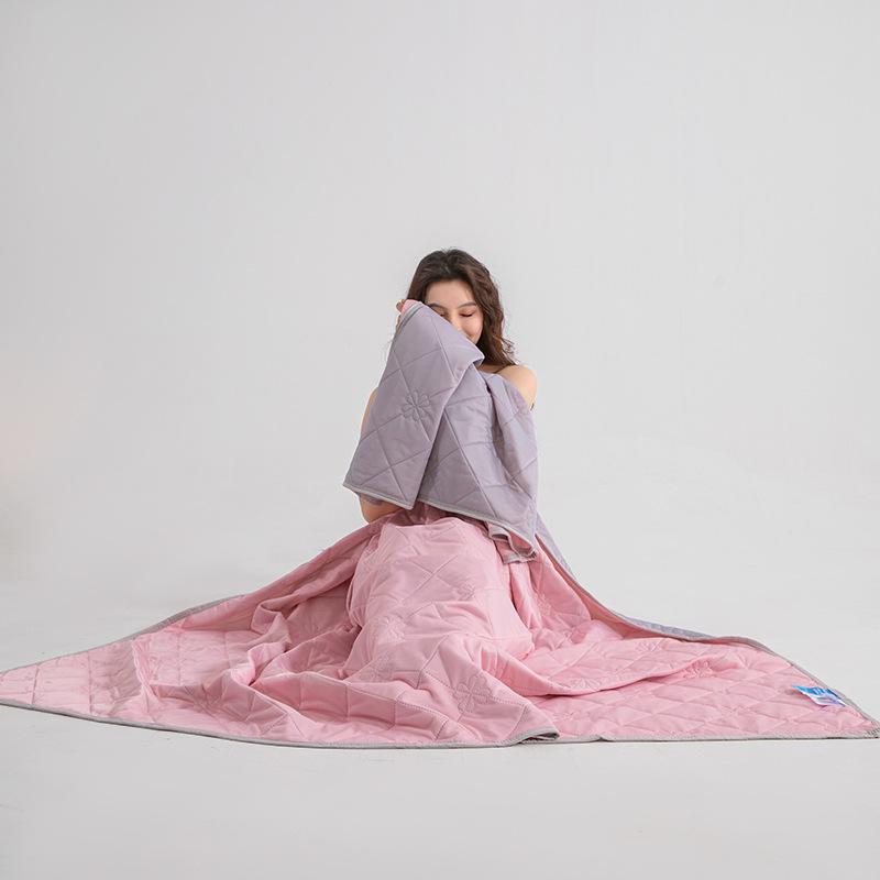 Cooling Blankets with Quilted Design for Bed | Reversible
