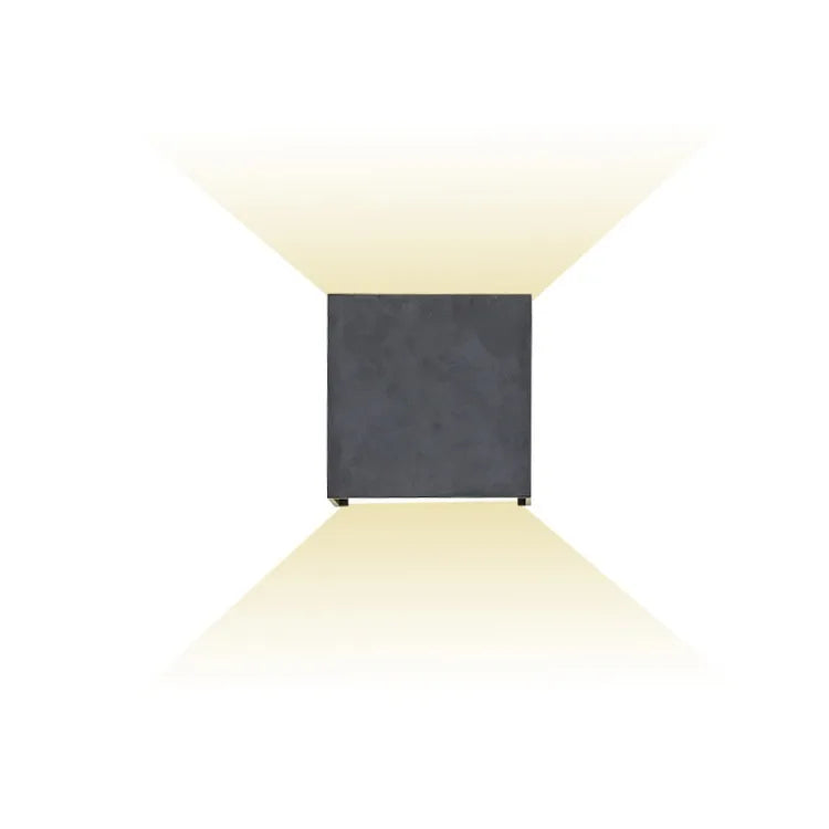 Cube Wall Sconces with Up-Down LED | Exterior Light
