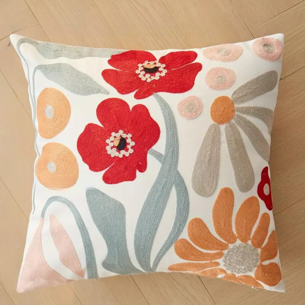 Cushion Cover Floral for Sofa Decor | Boho