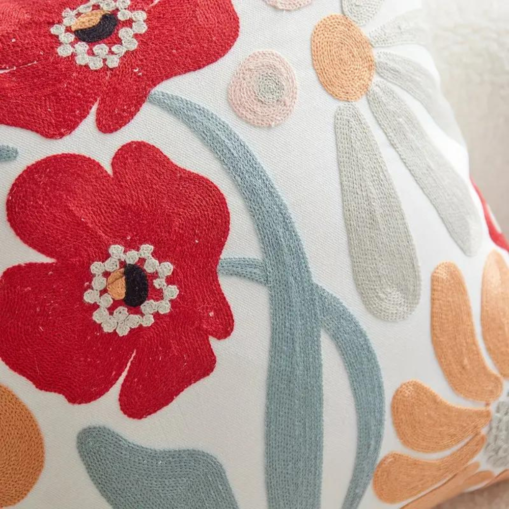 Cushion Cover Floral for Sofa Decor | Boho