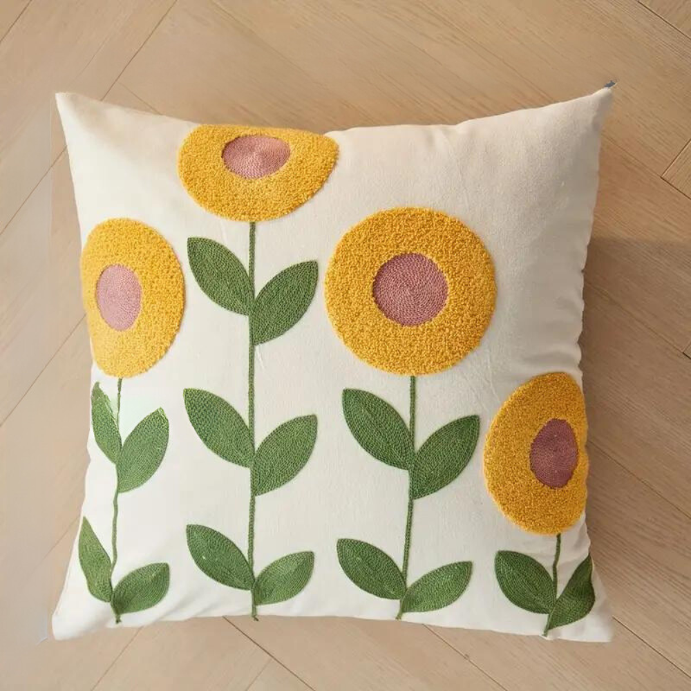 Cushion Cover Floral for Sofa Decor | Boho
