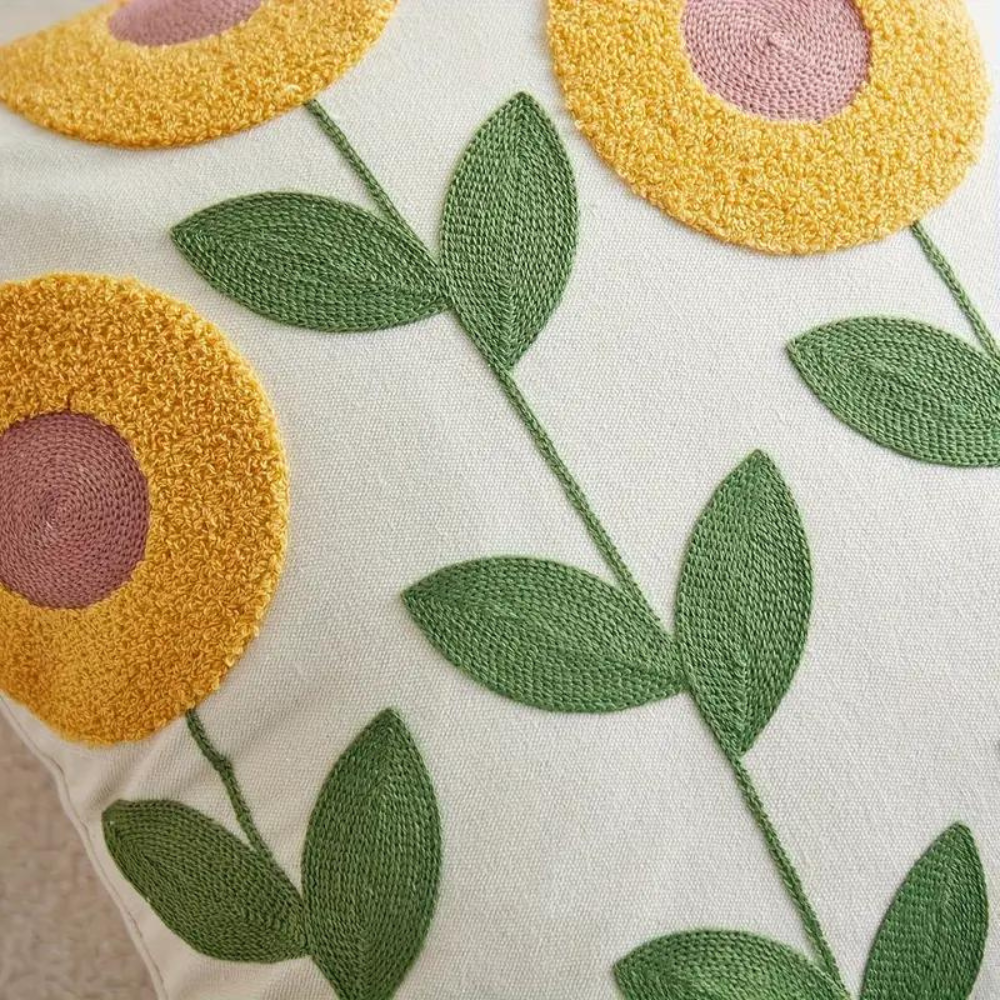 Cushion Cover Floral for Sofa Decor | Boho