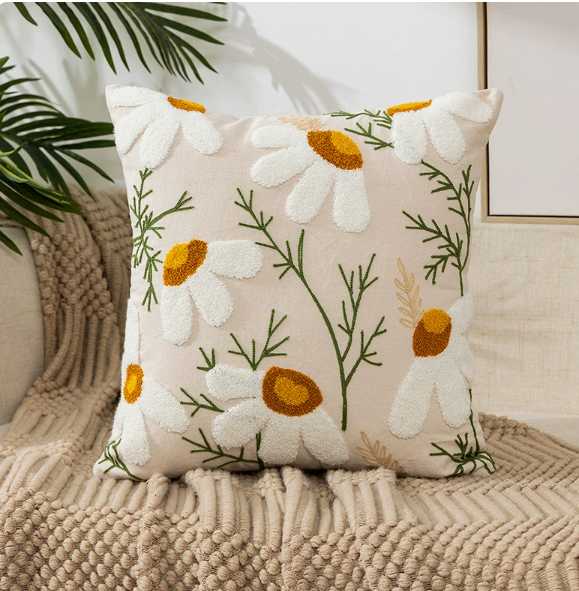 Cushion Cover Floral for Sofa Decor | Boho