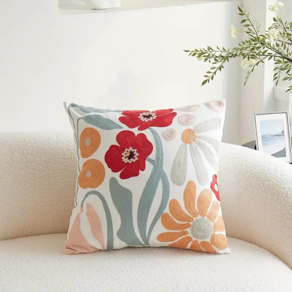 Cushion Cover Floral for Sofa Decor | Boho