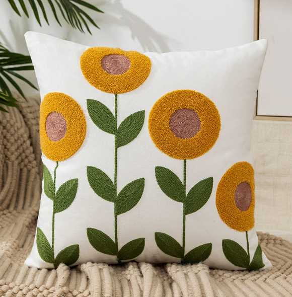 Cushion Cover Floral for Sofa Decor | Boho