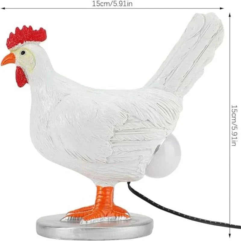 Decorative Lighting LED Chicken Lamp for Bedside | USB Powered