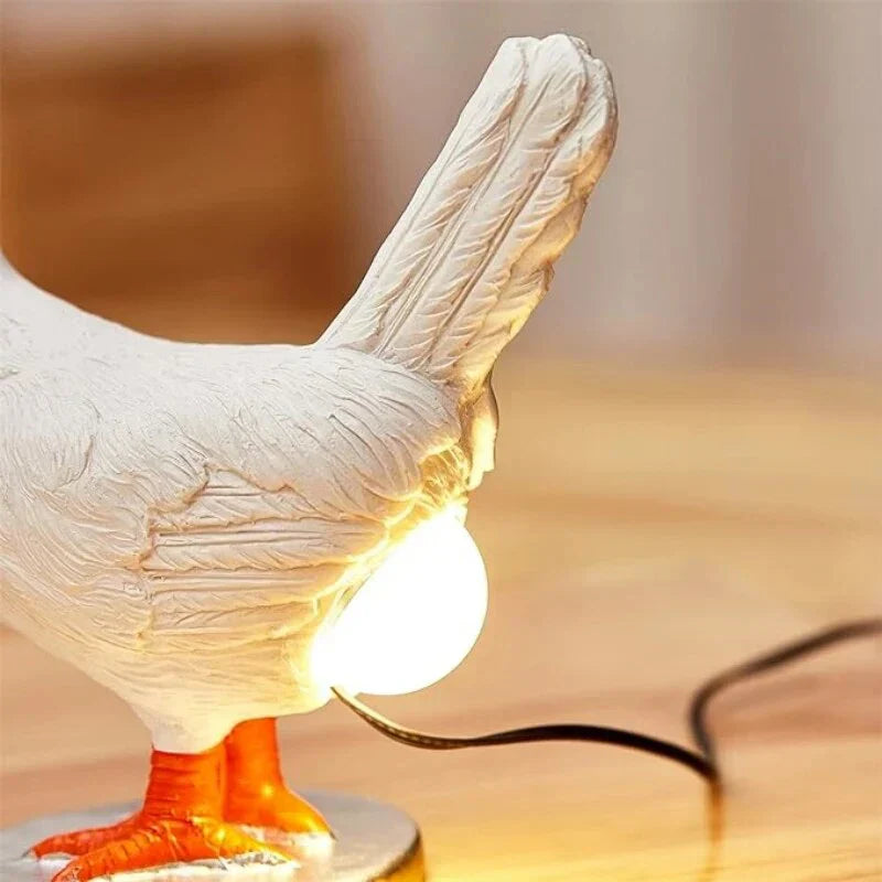 Decorative Lighting LED Chicken Lamp for Bedside | USB Powered