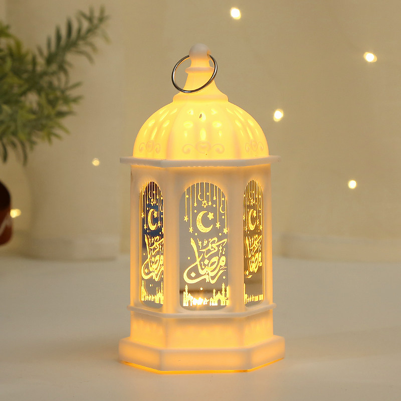 Decorative Lighting LED Lantern with Moon Cutout | Moroccan