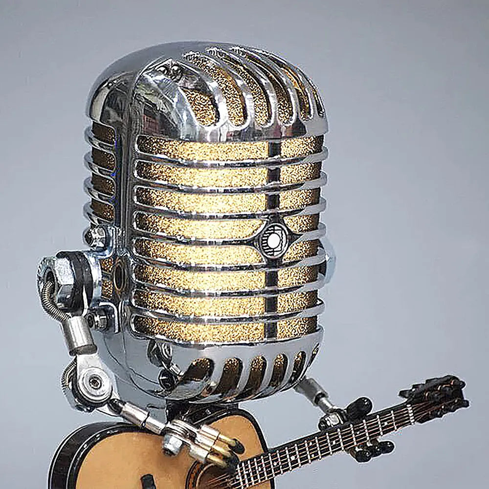 Decorative Lighting LED Robot Microphone Lamp | Guitar Design