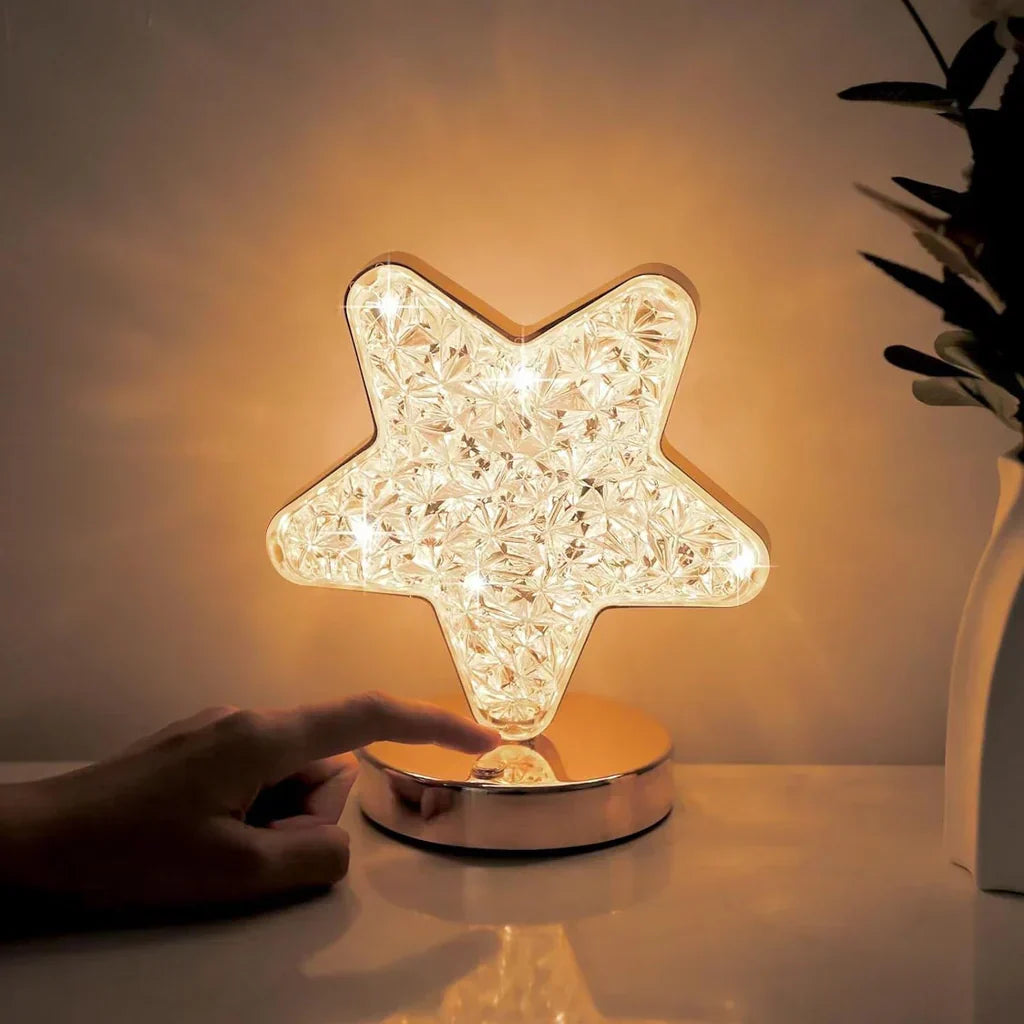 Decorative Lighting LED Star & Moon Touch Lamp | Bedside