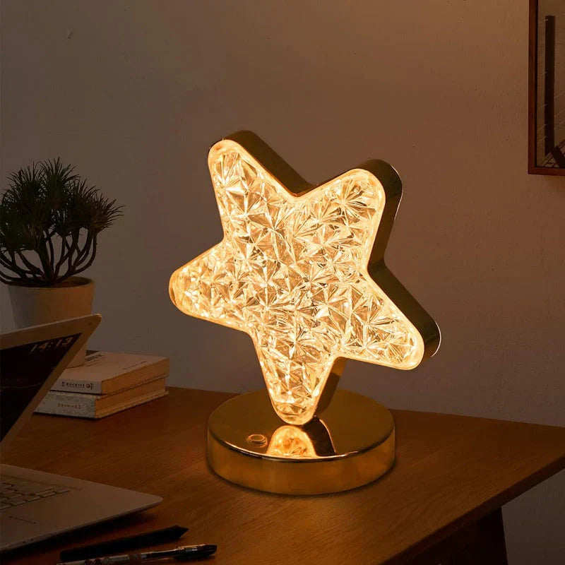 Decorative Lighting LED Star & Moon Touch Lamp | Bedside