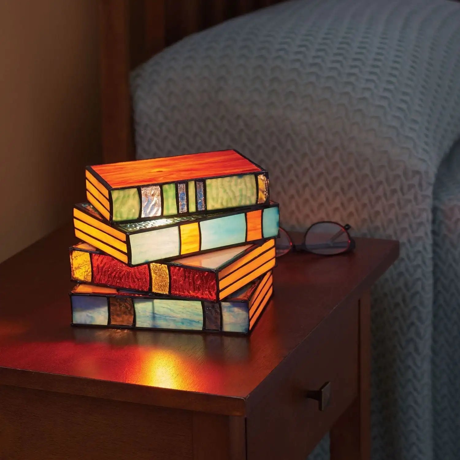 Decorative Lighting Stack Book Lamp | Bedside