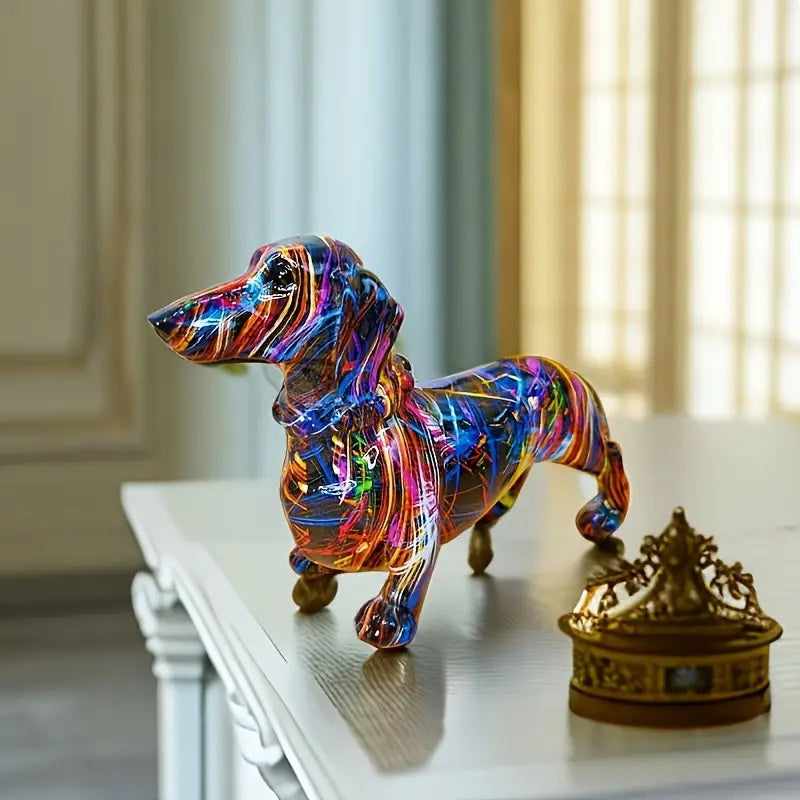 Decorative Objects Dachshund Statue | Splash Art