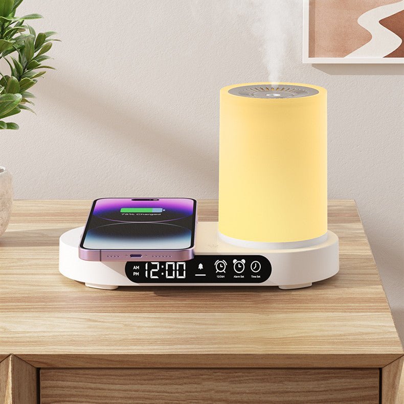 Diffuser Night Light with Time Display | Touch Control