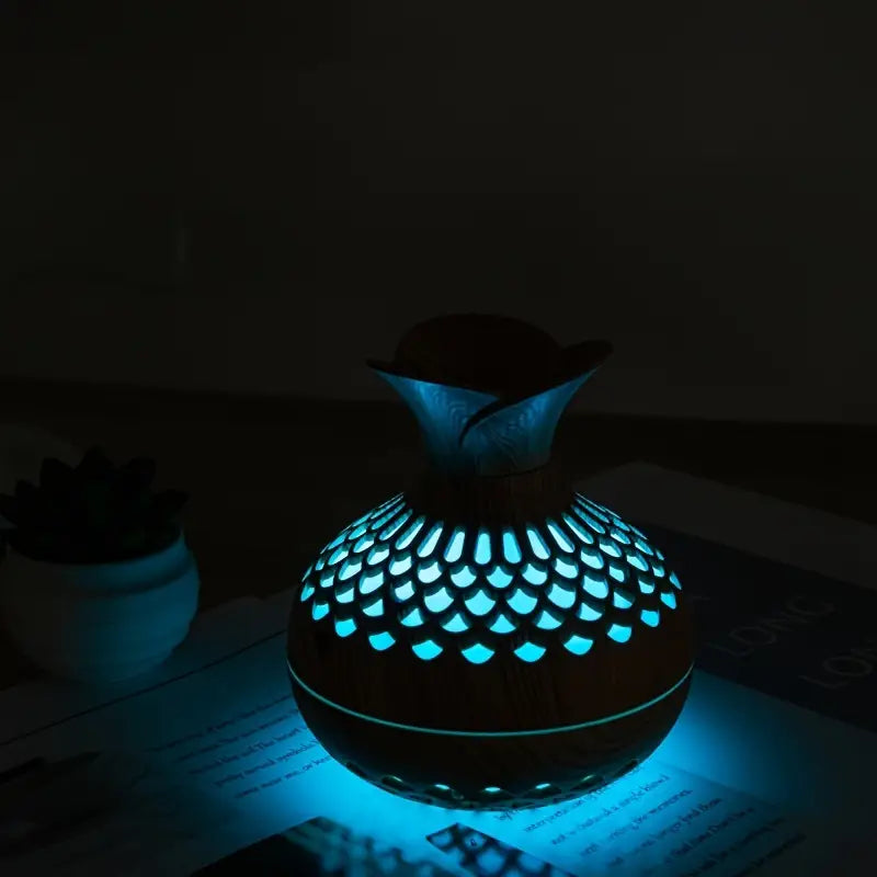Diffuser Wood Style with Cutout LED Light | Ultrasonic